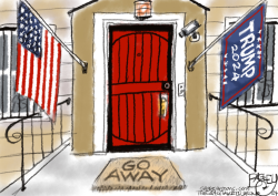 TRUMP WELCOME  by Pat Bagley