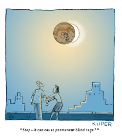 BLINDED BY THE ECLIPSE by Peter Kuper