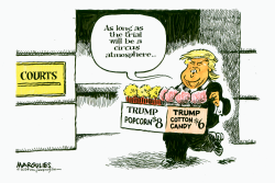 TRUMP TRIAL CIRCUS by Jimmy Margulies