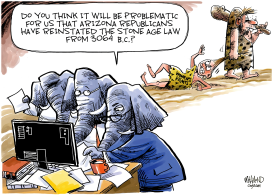 STONE AGE LAWS by Dave Whamond