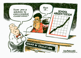 SCHOOL ABSENTEEISM by Jimmy Margulies