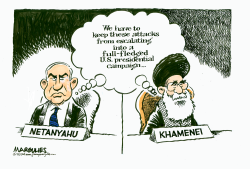 ISRAEL AND IRAN  by Jimmy Margulies