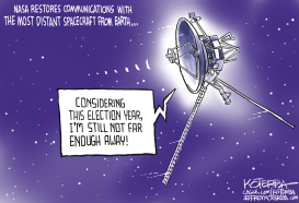 VOYAGER 1 AND THE ELECTION by Jeff Koterba