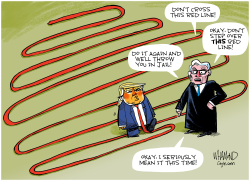 THE RED LINE by Dave Whamond