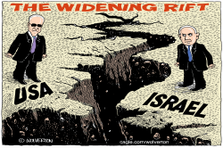 USA ISRAEL RIFT by Monte Wolverton