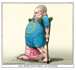 TO THE POLLING STATION by Joep Bertrams
