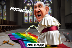 POPE FRANCIS USED DEROGATORY TERM FOR GAY PEOPLE by Bart van Leeuwen