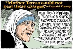 MOTHER TERESA ON TRIAL by Monte Wolverton