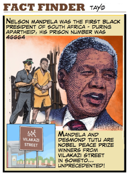 FACT FINDER - NELSON MANDELA by Tayo Fatunla