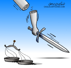 NO JUSTICE IN THE WORLD by Arcadio Esquivel