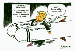TRUMP OUT FOR REVENGE by Jimmy Margulies