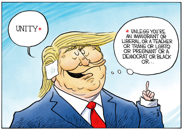 Trump's Unity by Christopher Weyant