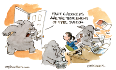 CHECKING FACT CHECKERS by Pat Byrnes