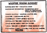 WILDFIRE SEASON GLOSSARY by Ingrid Rice