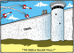 THE GREAT WALL OF ISRAEL by Bob Englehart