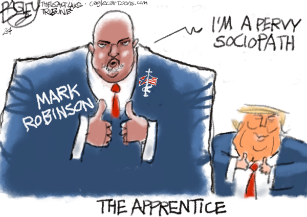 Mark Robinson by Pat Bagley