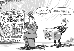 FROZEN EMBRYOS GO TO WAR by Pat Bagley
