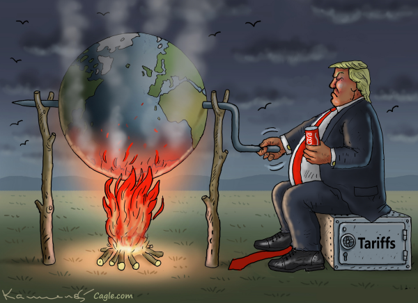 World On Fire by Marian Kamensky