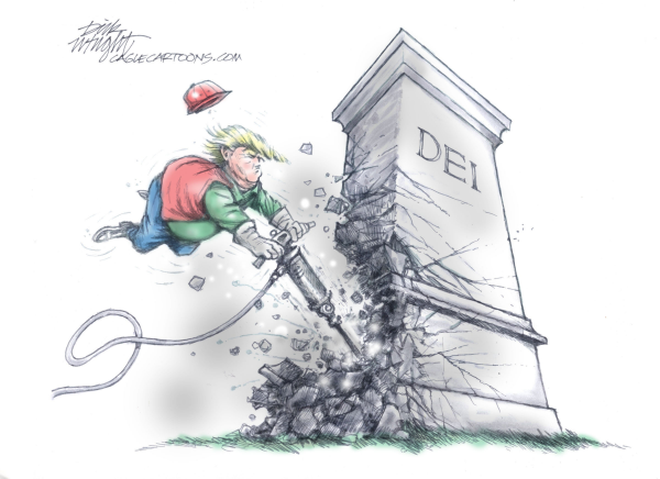 Trum Taking Down DEI by Dick Wright