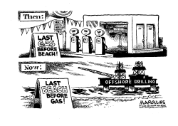 LAST  BEACH BEFORE GAS by Jimmy Margulies
