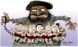 HEZBOLLAH AND BABIES  by Daryl Cagle