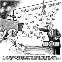OCTOBER SURPRISE WEATHER FORECAST by R.J. Matson