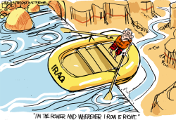 ROWER-IN-CHIEF  by Pat Bagley