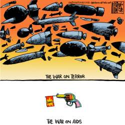 -THE WAR ON AIDS by Tab