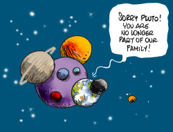 PLUTO IS NOT A PLANET- by Frederick Deligne