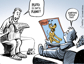 PLUTO IS NOT A PLANET by Patrick Chappatte