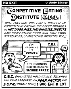 THE COMPETITIVE EATING INSTITUTE by Andy Singer