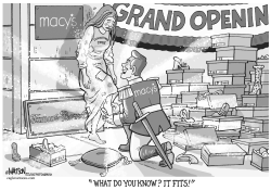 LOCAL MO-MACYS GRAND OPENING IN ST LOUIS-GRAYSCALE by R.J. Matson