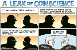 A LEAK OF CONSCIENCE- by R.J. Matson