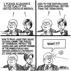 PLEDGE OF ALLEGIANCE TO REPUBLICANS by R.J. Matson