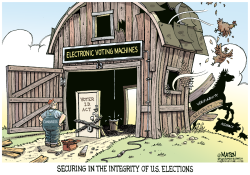 VOTER ID ACT LEAVES  ELECTION BARN DOOR OPEN- by R.J. Matson