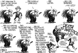 TERRORISTS IN EMBRYO by Pat Bagley