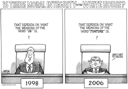 IS THERE MORAL INTEGRITY IN THE WHITE HOUSE by R.J. Matson