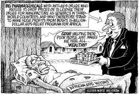 AIDS DRUGS  FOR AFRICA by Monte Wolverton