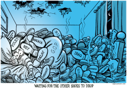 REPUBLICANS WAIT FOR OTHER SHOES TO DROP- by R.J. Matson