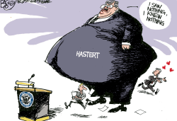 HASTERTS SHADOW  by Pat Bagley