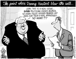HASTERT BLOWS THE CALL CORRECTED by Jeff Parker