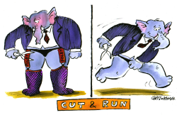 CUT AND RUN - GOP STYLE -  by Christo Komarnitski