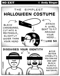 VERY SIMPLE HALLOWEEN COSTUME by Andy Singer