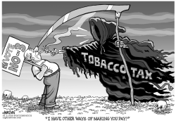 LOCAL MO- DEATH AND TOBACCO TAXES by R.J. Matson