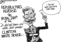 I DID NOT HAVE SEX WITH    by Pat Bagley