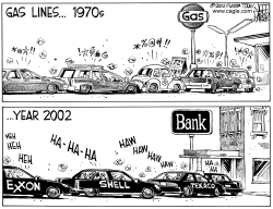 OIL COMPANIES GO TO BANK by Parker