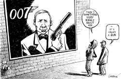 THE NEW JAMES BOND by Patrick Chappatte