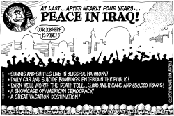 PEACE IN IRAQ by Monte Wolverton