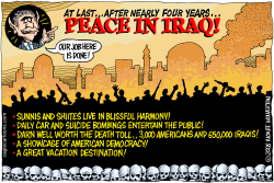 PEACE IN IRAQ  by Monte Wolverton