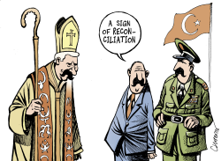 POPE BENEDICT'S CONTROVERSIAL VISIT TO TURKEY by Patrick Chappatte